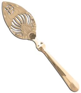 24K Gold Toulouse Lautrec Absinthe Spoon